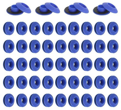 Udbrud 50 Pièces Œillets en Plastique pour Bâche, Oeillets pour Baches De Piscine Œillets Autoperforante 28 x 28 x 12 mm, Œillet de Bâche Auto Bloquants pour Rideaux Tentes Tissus