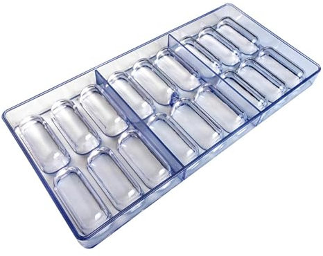18 stampi a fessura per cioccolatini gelatine alimentari in plastica policarbonato stampo caramelle per utensili da cucina appassionati