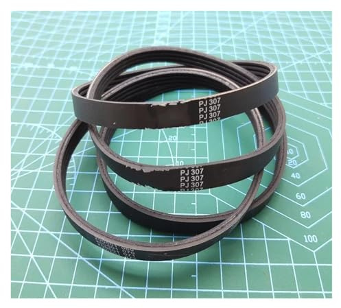 Courroie Transmission Courroie D'entraînement en Caoutchouc pour Mini-convoyeur À Bande pour Compresseur d'air PJ307 Courroie Trapézoïdale(1piece)