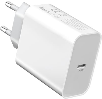 45W Chargeur Rapide pour Samsung S26 Ultra/S25 Plus/A56 A57 5G/A36 A37 S24 | S24 FE/S23 Ultra/S21 S22/S20 iPhone 16 15 17,Galaxy Note 20,A55 A25 A54 A35 A15 A16 5G/A34 A53 Prise Adaptateur Secteur USB C