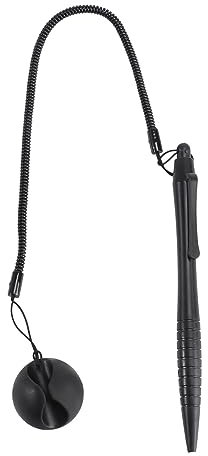 Happyyami Lápiz Óptico De Aguja Fina para Pantalla Táctil, Dispositivos De Alta Precisión, Color Negro, Diseño Ergonómico, Compatible Smartphones y Tablets, Uso Coche, Superficie Plástica Pulida