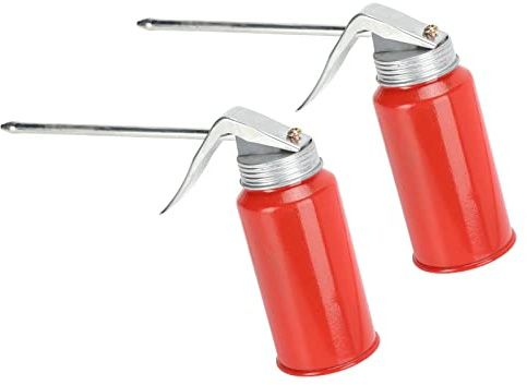 FTVOGUE Primavera, el Aceite de Hierro Fundido Puede Bombear 2 Piezas 200 Ml, Prevención de óxido, Lubricación Rápida, Tubo de Inyección de de 6 Mm, 14 Cm de Longitud, Bicicletas, Motocicletas,