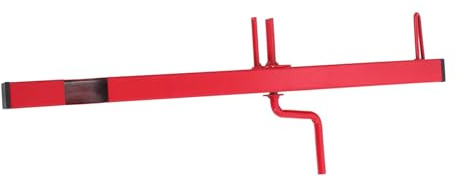 Gatuida Enrollador de Correas Manual para Camiones, Herramienta de Fijación de Carga de Acero, Compacta y Portátil, Color Rojo, Accesorio para Eslingas de Amarre, Uso en Transporte, 1