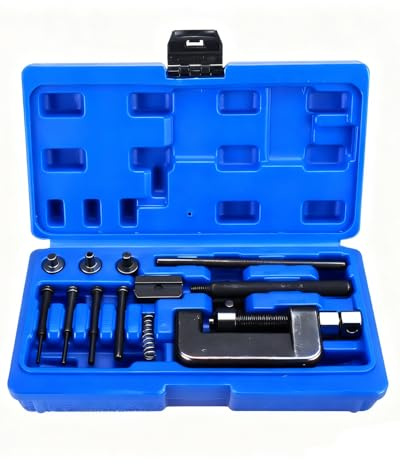 FreeTec 13-Piece Motorcycle Chain Separator Tool Rivet Tool for Motorcycle Chains Also Timing Chains