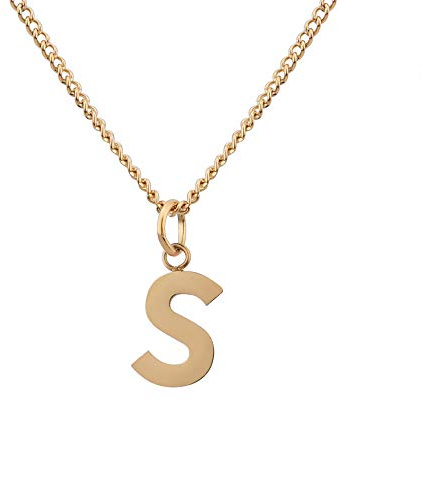 GD GOOD.designs Kette mit Buchstaben Gold 18 Karat - Wasserfest I hautverträgliche Halskette für Damen mit A-Z Anhänger I Initial Buchstabenkette