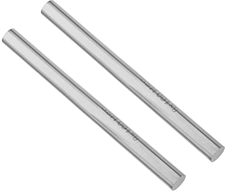 Hegebeck Round Steel Rod HSS 8mm Diameter Straight High Speed Steel Round Shaft Rod 100mm Long for Shaft Gear Drill Lathes DIY Craft Tool 2 Pcs