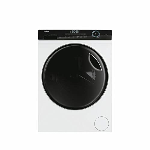 Haier I-Pro Series 5 HW90-B14959U1-S Lavatrice 9 kg, 1400 rpm, Motore Direct Motion, antibatterico, Connettività App HOn, Vapore, Tamburo XL con LED, Classe A