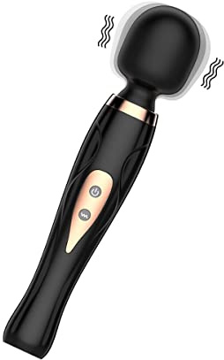 OnundOn Massagegerät Klitoris Anal Stimulator Massagestab Handheld Silikon Wand mit 3 kraftvolle Geschwindigkeiten 10 intensiv Vibrationsmodi