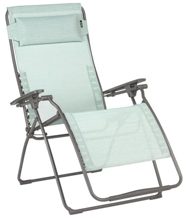 Lafuma Futura XL Relaxsessel, Textilgewebe, Türkis, Platzsparend, Entspannen, Büro, Camping