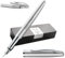 Pelikan Jazz® Noble Elegance P36 Füllhalter mit Gravur Geschenk - einzigartige Stifte mit Namen - personalisierte Geschenke - Füllfederhalter personalisiert (Silber)
