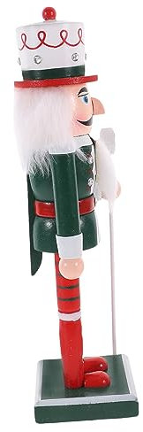 Anneome Weihnachtlicher Nussknacker-Soldat Als Dekoration Für Zuhause Große Figur Für Festliche Anlässe Indoor Ornament Für Weihnachten Und Feiertage