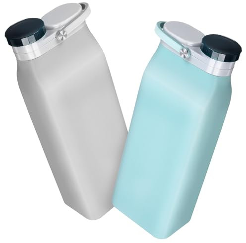 BESPORTBLE Bouteilles Deau Pliables Et Étanches pour Un Usage Quotidien Et en Voyage