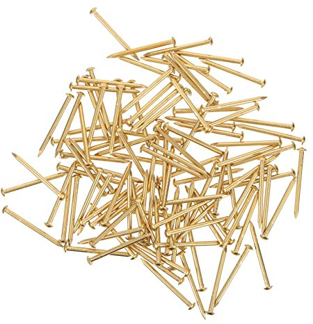 MUCKLILY Clou En Cuivre Rond Petit Clou De Fixation Pour Meubles Et Charpenterie Lot De Tapissier