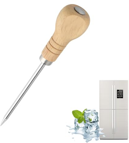 100 mm Bradawl Tool for Wood,Sewing Leather Hole Awl,Carpenters Fine Crafting Wooden Handle Metal Pointed Punch Awls,Portable Carpenter Punching Tools for Tailor's Worker Stiletto Shoe Carpet Repair