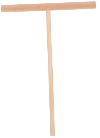 ZUNOXAZ Paletta per Crepes in Legno Beige per Distribuire Uniformemente Impasto e Preparare Crepes Sottili Utensile da Cucina e Pancake