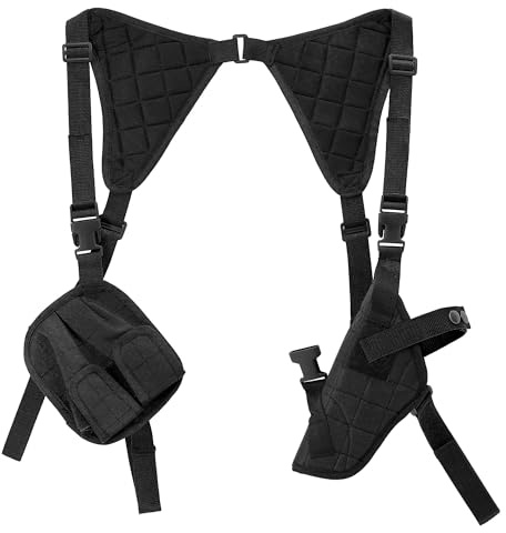 W WIDMANN MILANO Party Fashion - Taktisches Holster, Kostüm Zubehör für Polizei, SWAT, Militär, Agent & Action-Outfits, Karneval & Mottoparty