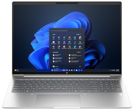 HP ProBook 4 G1i Laptop 16 WUXGA – Intel Core Ultra 5 – 16GB DDR5 High-Speed RAM – 512GB SSD – Windows 11 Pro – Tastaturbeleuchtung – Business Notebook