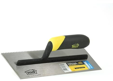 M-D Building Products 20061 1/8 in. x 1/8 in. x 1/16 in. Premium Flat V Notch Trowel