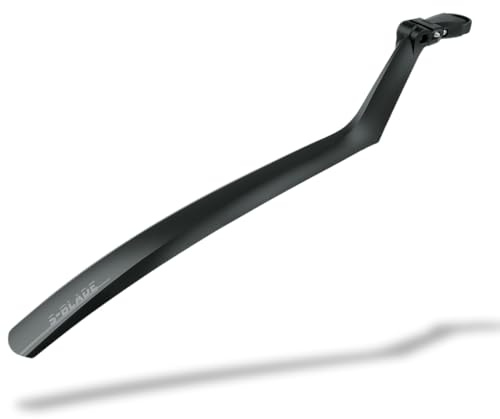 SKS GERMANY S-BLADE / S-BOARD Schutzblech 28 (Fahrrad-Spritzschutz für Rennräder, Quick-Release-Befestigung, Winkelverstellbar, Made in Germany)