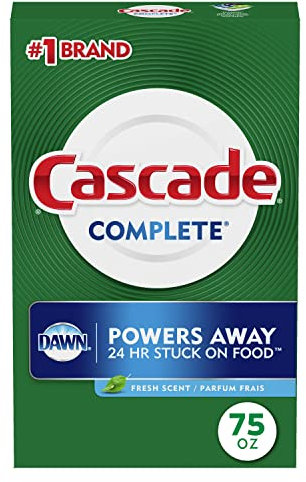 Cascade Complete Powder Allin1 Dishwasher Detergent, Fresh, 75 oz