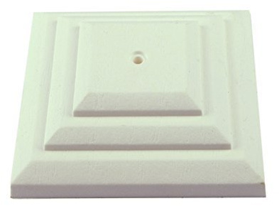 20 x Linic Plastic Fence Post Caps, White, 3, Rot Proof. (GT0046). UK Made. Free UK Postage