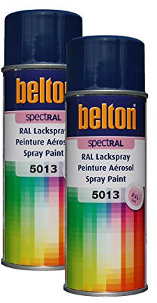 Kwasny 2X 324 084 Belton Spectral Lackspray RAL 5013 Kobaltblau Hochglanz 400ml