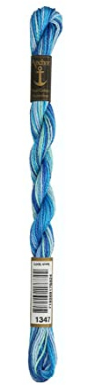 Anchor Perlgarn 5 Multicolor, 4515005-01347, Farbe:1347, Stickgarne