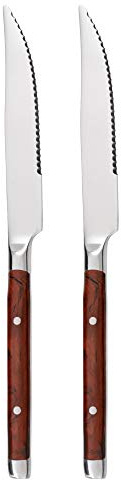 GRÄWE Steakmesser 2er-Set Bamberg braun