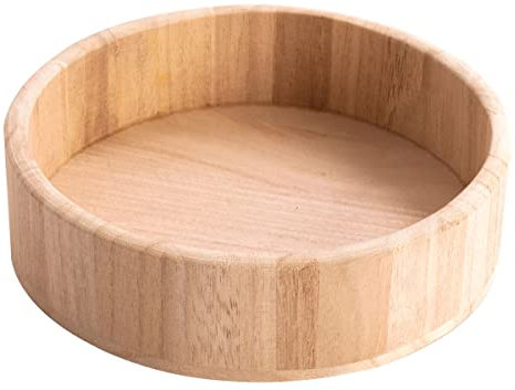 Bandeja madera de balsa redonda mediana 22x5,5cm.