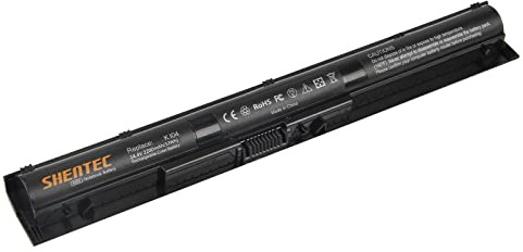 Shentec K104 KI04 Batterie pour HP 800049-001 800050-001 800010-421 800009-421 HSTNN-LB6R HSTNN-LB6S 15-AB150SA AB254SA AB271SA 800049-05 TPN-Q158 TPN-Q159 TPN-Q160 TPN-Q161[4 Celles/2200mAh/31.68Wh]