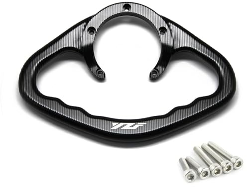 Motorcycle Accessories Passenger Hand Grip Fuel Tank Armrest for Yamaha R1 R6 R7 YZF-R25 YZF-R3 YZF1000 Safety Grab Bar (Black)