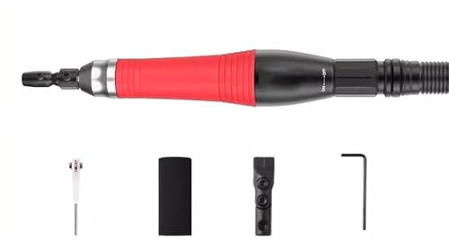 LeTkingok Pneumatische Ultraschall-Poliermaschine, Luftschleifer-Polierer, Formschleifmaschine in Industriequalität, Hin- Und Hergehende Trimmfeile (0,7 mm Hub)