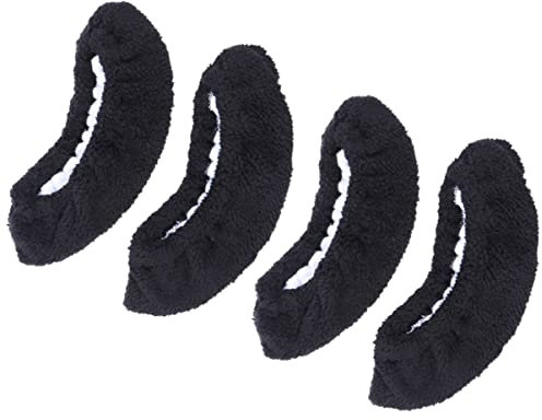 Yardwe 2 Paar Schlittschuhschoner Schlittschuhkufenabdeckungen Hockey-Schlittschuhschoner (S Schwarz)