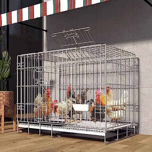 Kaninchenkäfige für Kaninchen Innen-Hamsterkäfige Kleiner Igelkäfig Außen-Meerschweinchengehege Metall-Hühnerstall mit ausziehbarem Tablett