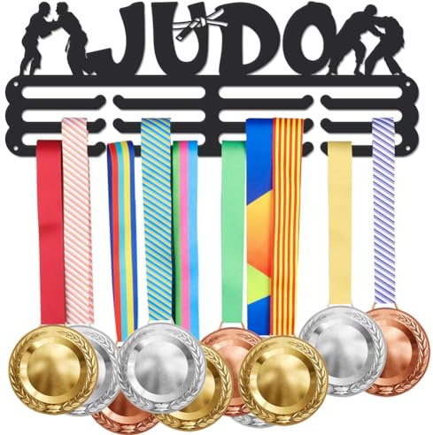 SUPERDANT Judo Medaillen Aufbewahrung Anzeige von Sport Medaille Aufhängedekor Eisen Medaillenorganisator Lanyard Band Medaillen Halter Für Die Medaillenhalter Geschenke für Sportler Kinder