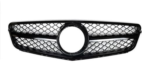Kühlergrill Front Grill Für me&rc&ed&es Für Be&nz W204 C Klasse 2008-2014 C180 C200 C250 C300 C43 Schwarz Obere Stoßstange Haube Mesh Grid Grill Front Kühlergrill