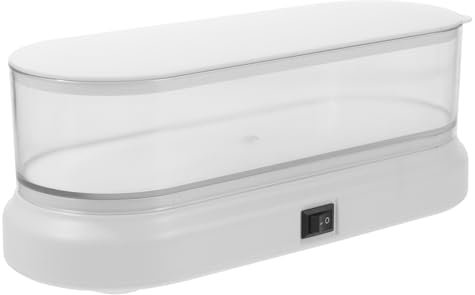 Machine de Nettoyage de Bijoux Électrique 450ml en Plastique Blanc