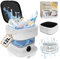 Mini Machine à Laver Camping, 16L Machine a Laver Portable, Lave Linge Manuel, Machine a Laver Camping, Mini Mave Linge, Mini Washing Machine pour Sous-vêtements Chaussettes Camping (Super Propre)