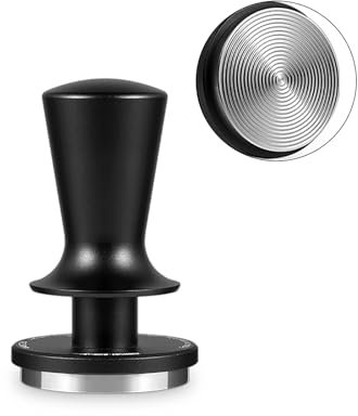MHW-3BOMBER Espresso Coffee Tamper 54mm-Double Spring Coffee Loaded Tamper Tool, Compatible with 53mm/53.35mm/54mm Portafilter, Self Leveling Espresso Hand Tampers, Espresso Accessories, T6000-OS