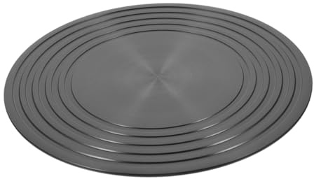 TOBBOMEY Wärmeverteilerplatte aus Aluminium für Gasherd Herdplatte und Auftauen Einfache Bedienung und Platzsparend für Küche
