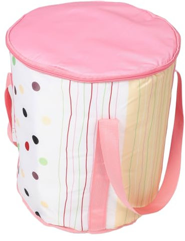 IMIKEYA Fußbad zusammenklappbare Wanne Fußweicher zusammenklappbarer Badeeimer Duscheimer Fußwaschmaschine Füße Eimer zusammenklappbarer Eimer Füße nass Aluminiumfolie Rosa