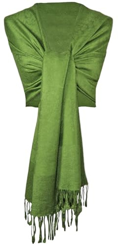 Trachtenland Dirndltuch Stola - Eleganter Schal mit floralem Muster - Trachtentuch zu Dirndl und Lederhose