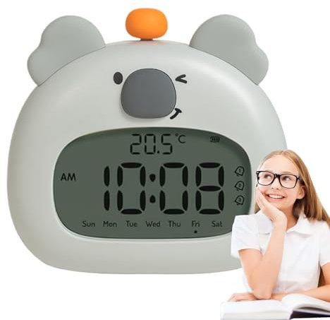 Vibhgtf Sveglia per Bambini Sveglia Allenatore Sonno Con Lucchetto Notturno