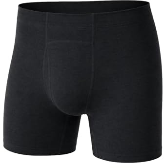 Merino Protect Merino underkläder män luktavvisande fukttransporterande kalsonger, svart, L