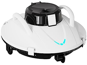 BASSFLY Robot Nettoyeur de Piscine sans Fil, aspirateur Automatique, brosses électriques, Recharge extérieure, croisière Accessoires de Piscine