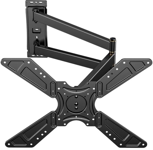 FORGING MOUNT Full Motion Corner TV Wall Mount for 32-75 Inch TVs Holds 110 lbs,33 Long Extension Arm with Landscape to Portrait Rotation, Swivel & Tilt,Vertical Rotating TV Mount,Max VESA 600x400mm