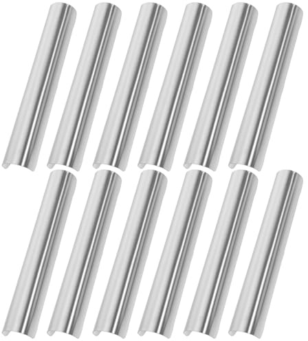 Toyvian Conector de Barra Accesorio Creativo de Acero Inoxidable para Cortina Romana 10 Piezas Diámetro 28 Mm para Decoración de Ventana y Comedor