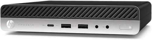 HP EliteDesk 800 G4 Mini Computer Desktop aziendale, Intel Core i3-8100t PC, 8 GB RAM, 256 GB SSD, WiFi, Bluetooth, nessuna tastiera, Win11 Pro (rinnovato)