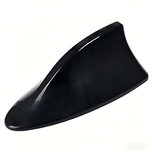 TUJNFVS Antenne Requin pour BMW 1 Series (2004-2023), Antenne de Toit Voiture Radio FM AM, Cache Antenne Adhesif sans Percage, Aileron Decoratif de Pavillon, Remplacement Antenne Auto,Black