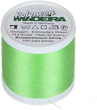 MADEIRA 9845 – – 1748 2-lagig Polyneon Polyester Stickgarn, 40 wt/135D 440 YD, Lime grün